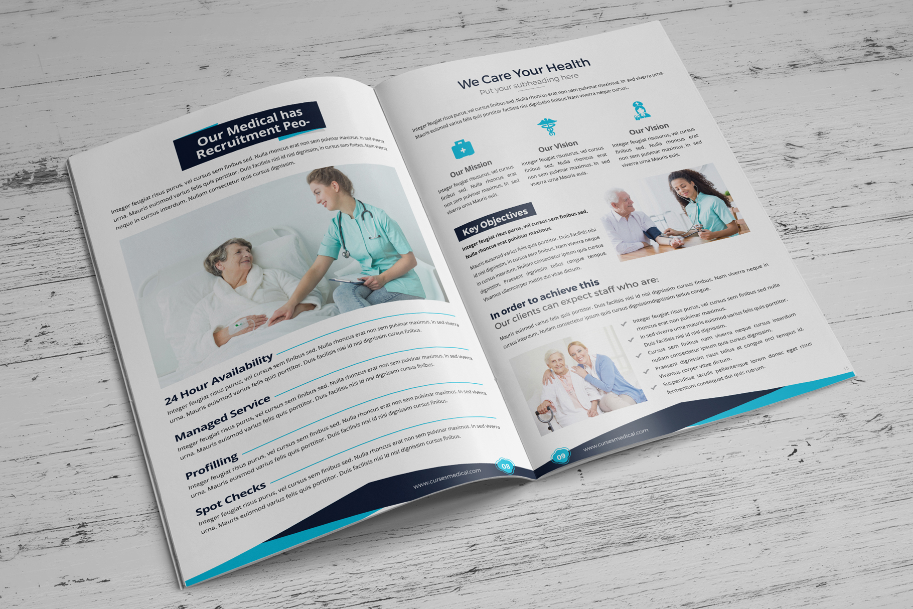 Medical HealthCare Brochure v1 (145043) | Brochures | Design Bundles