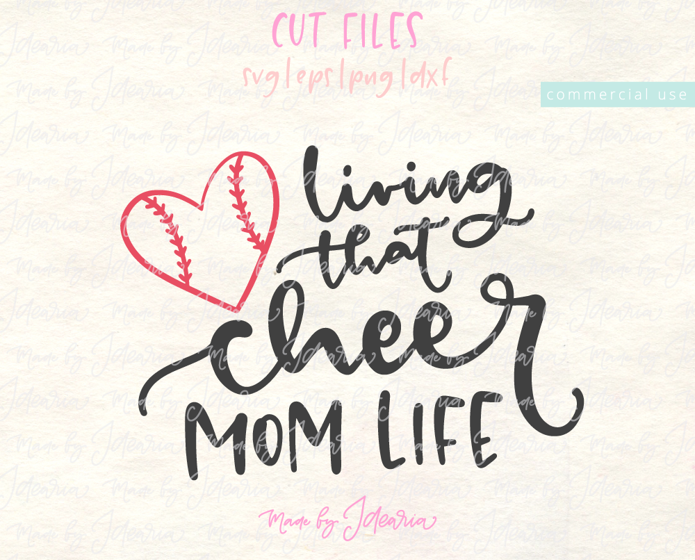 Download Cheer Mom Life (102275) | SVGs | Design Bundles