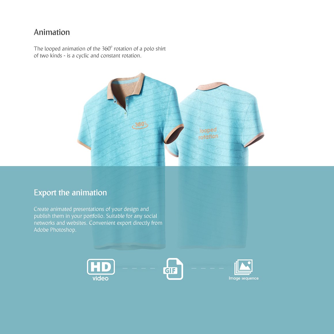 Download Polo Shirt Animated Mockup