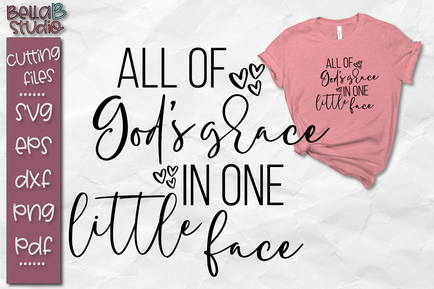 Download All Of God's Grace in one Little Face SVG Cut File (202830 ...