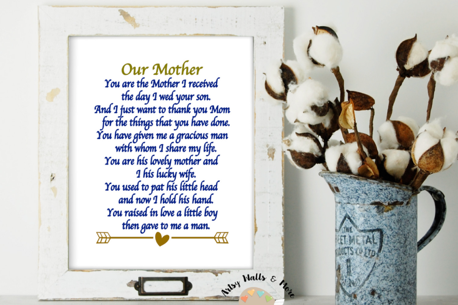 Mother In Law Poem Printable Wall Art Mothers Wedding Gift