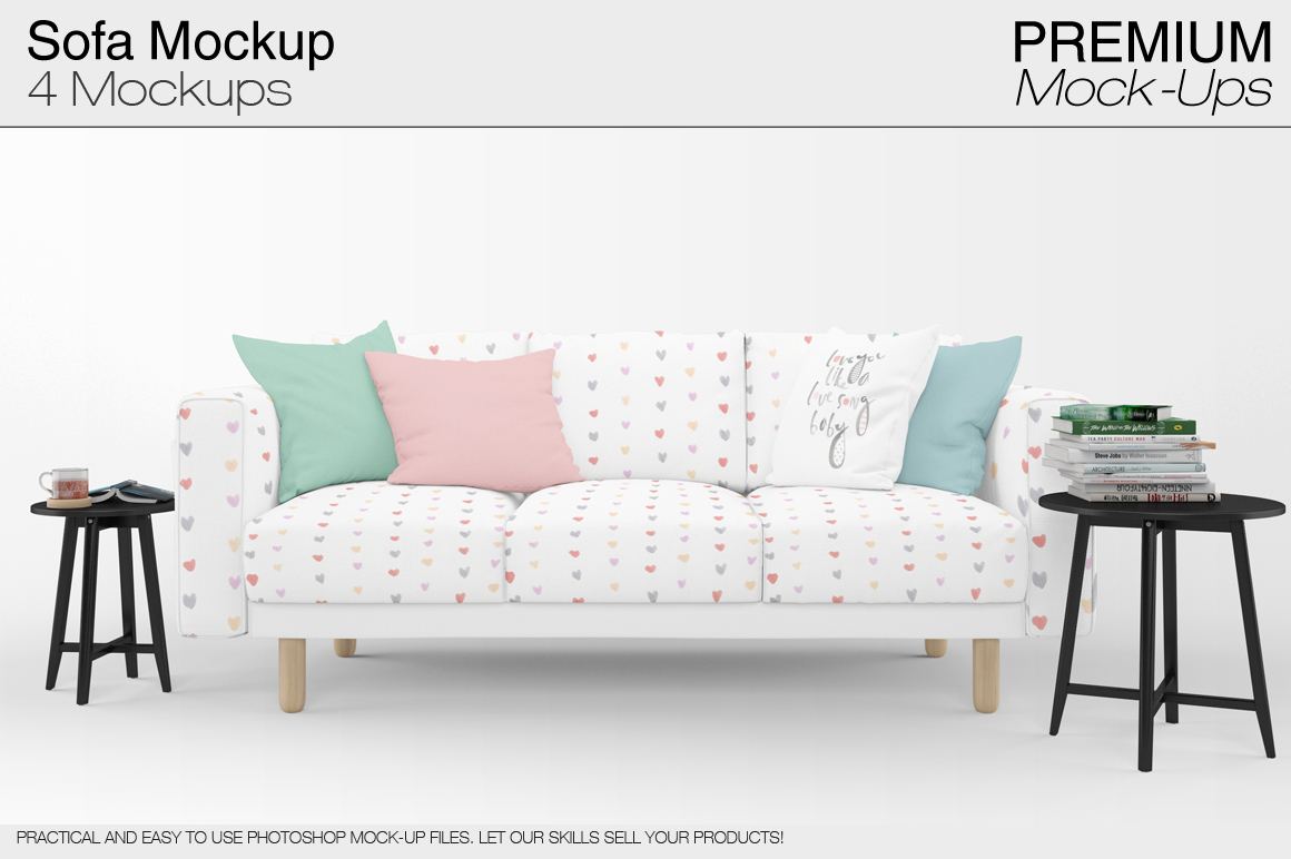 Free sofa mockup information