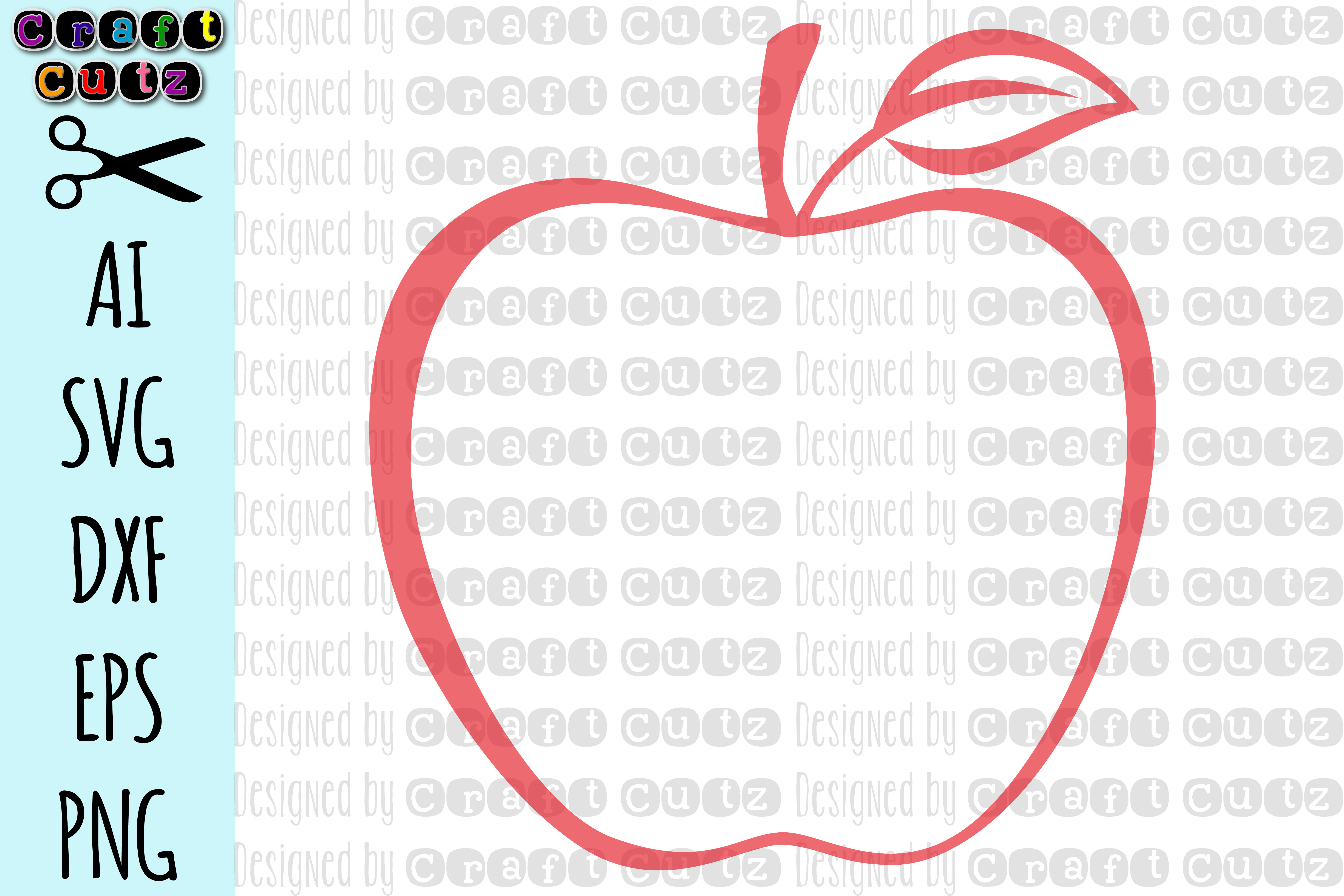 Download Apple svg, Apple Monogram Cut File, Digital Download ...