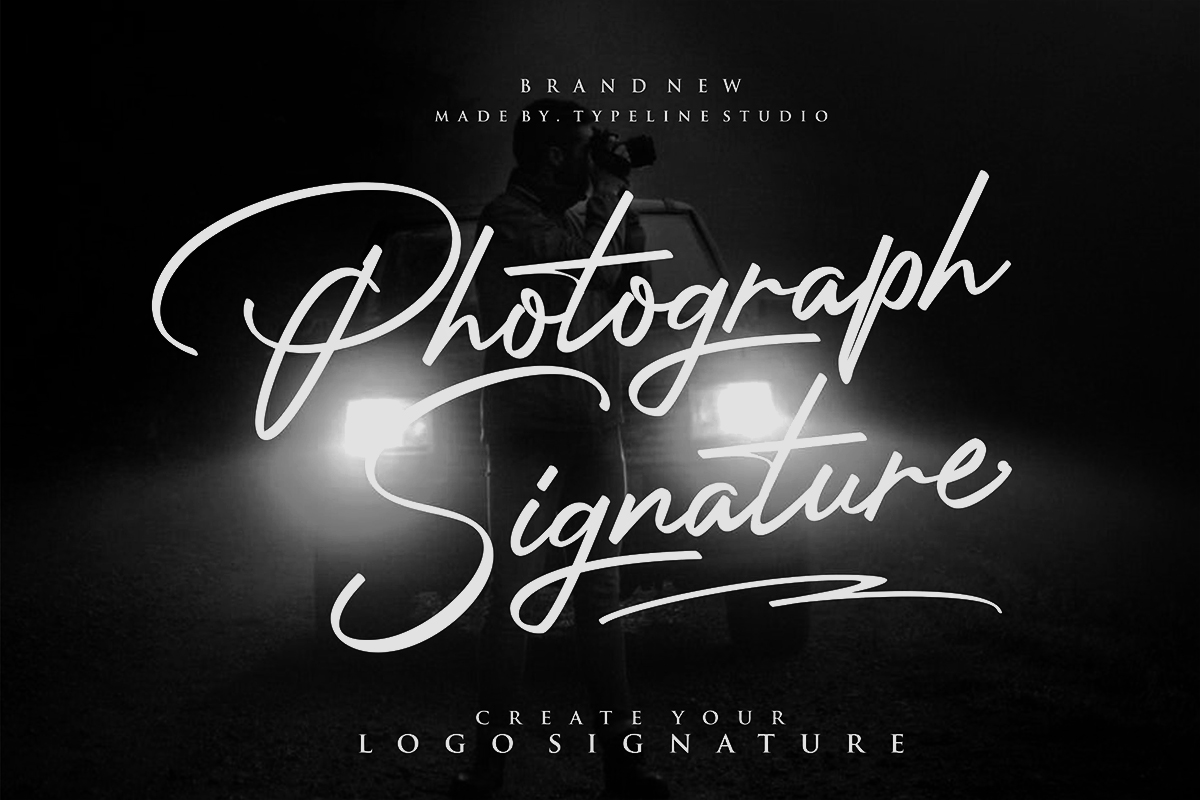 best font for photography logo