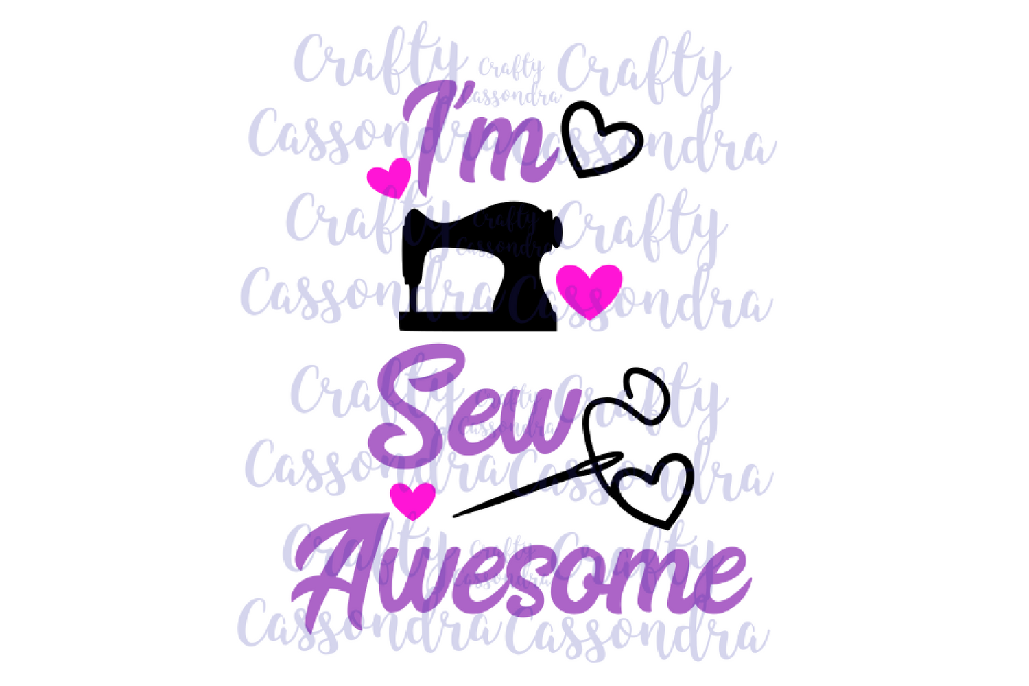 Download Sewing svg - Sewing machine silhouette - Im sew awesome ...