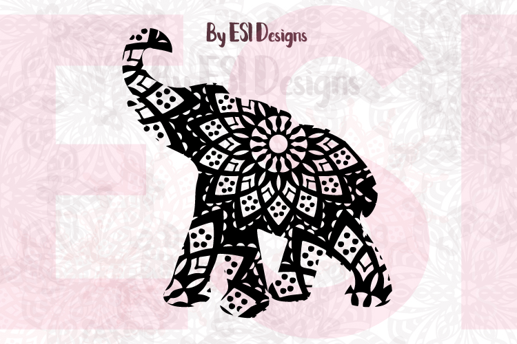 Download Mandala Elephant Design | SVG, DXF, EPS & PNG