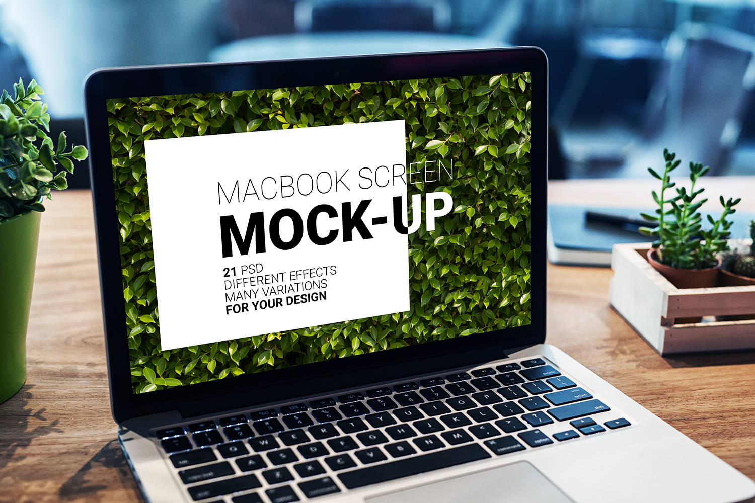 Download MacBook Screen Mock-Up / 21 PSD by RDK | Design Bundles