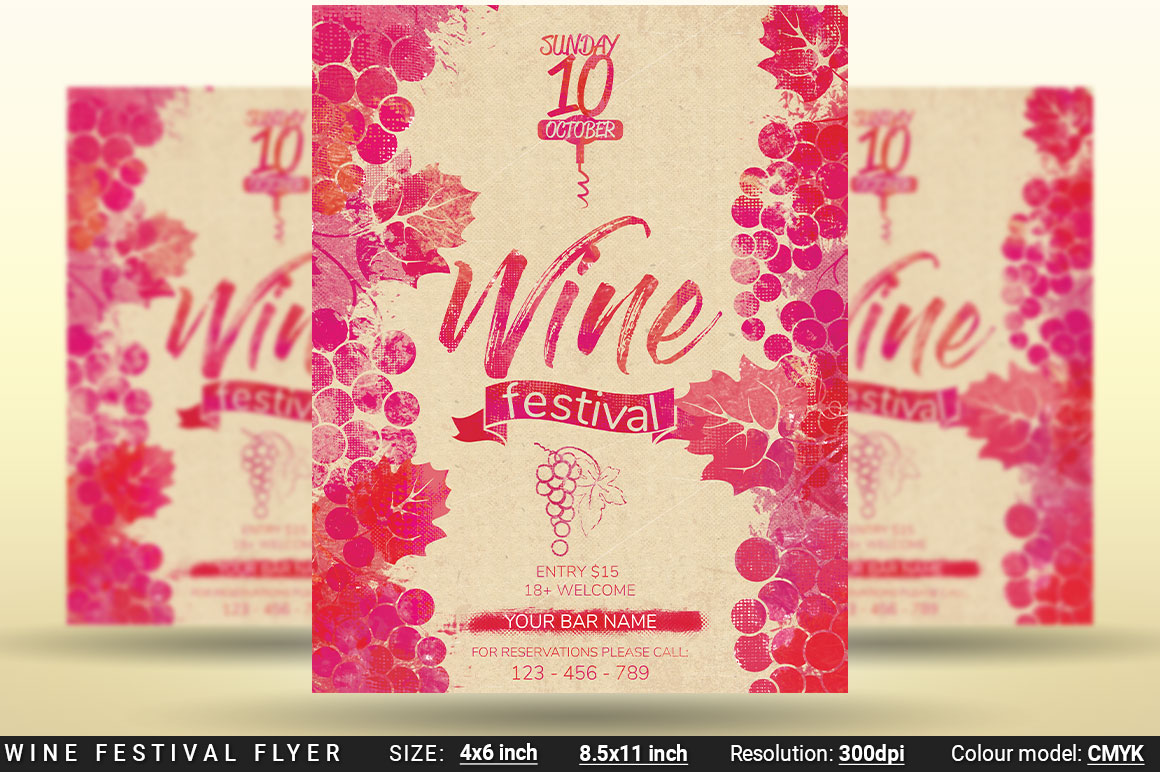 Wine Festival Flyer