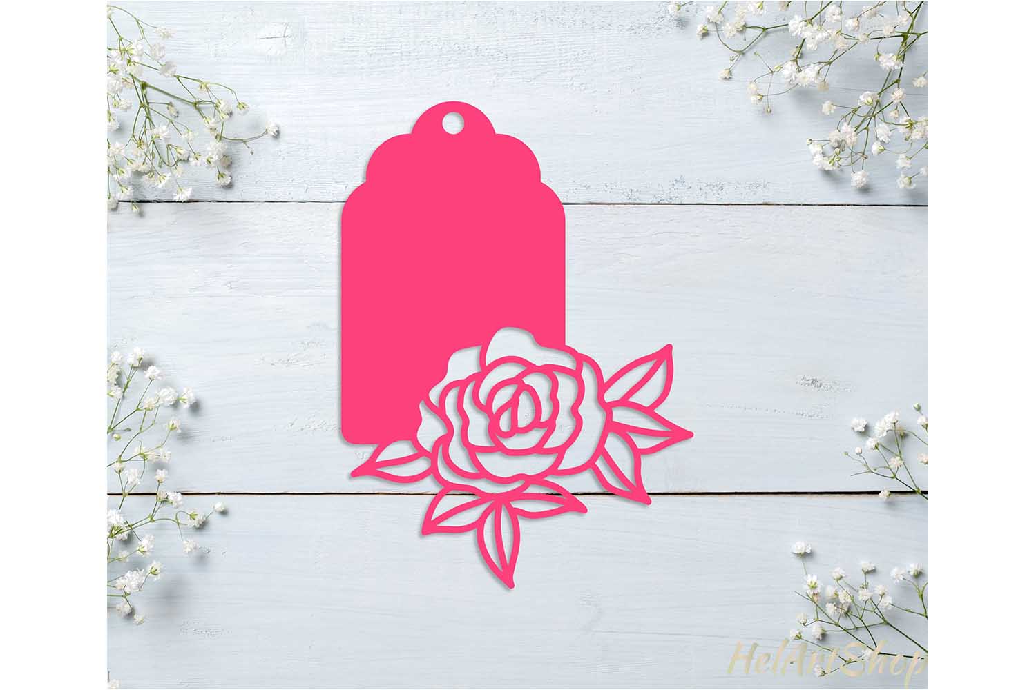 Download Gift tag svg, Floral tag svg, Decorative tag svg cut file ...