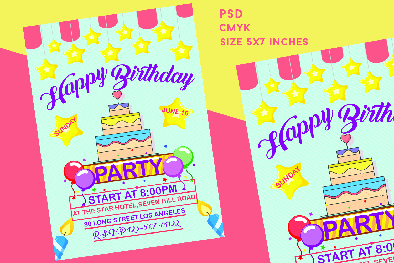 Birthday Invitation Card