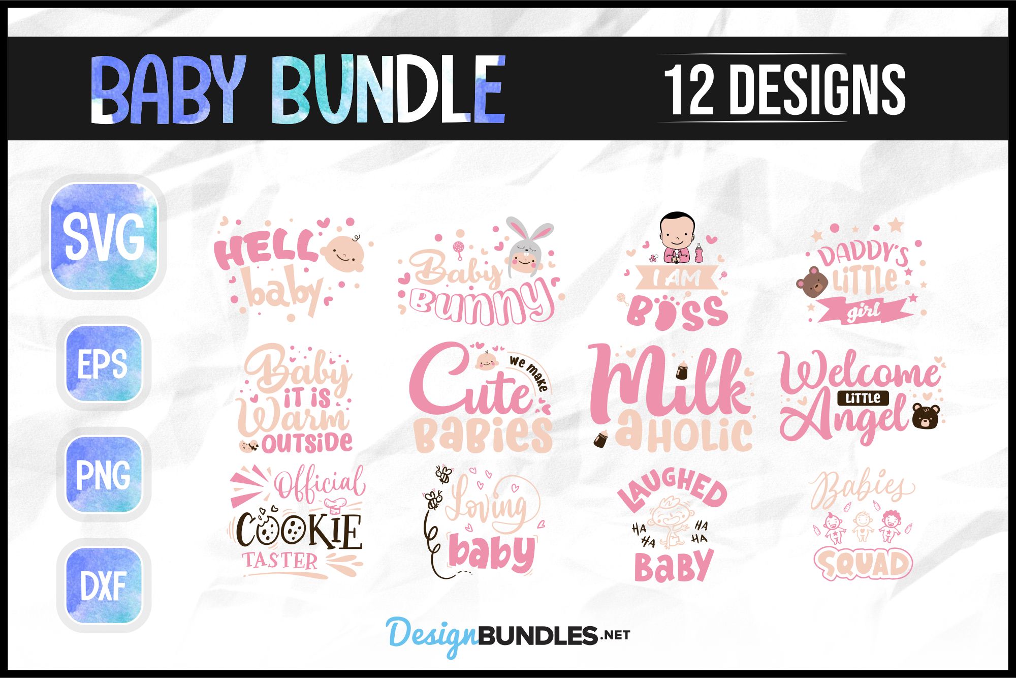 Download Baby SVG Bundle