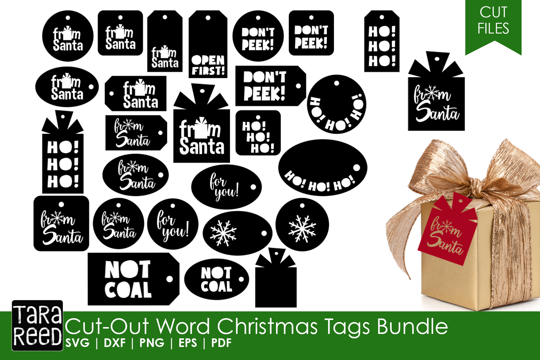 Download Christmas Gift Tags - Christmas SVG & Cut Files for ...