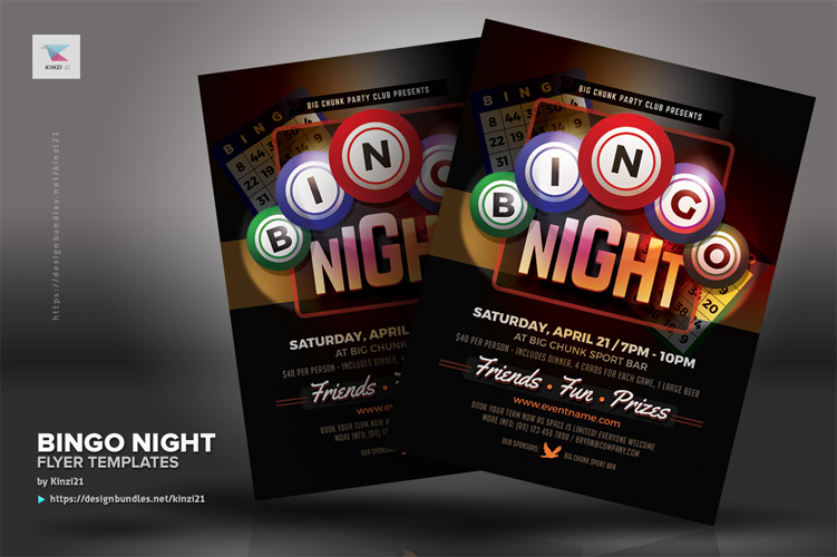 Bingo Night Flyer Templates