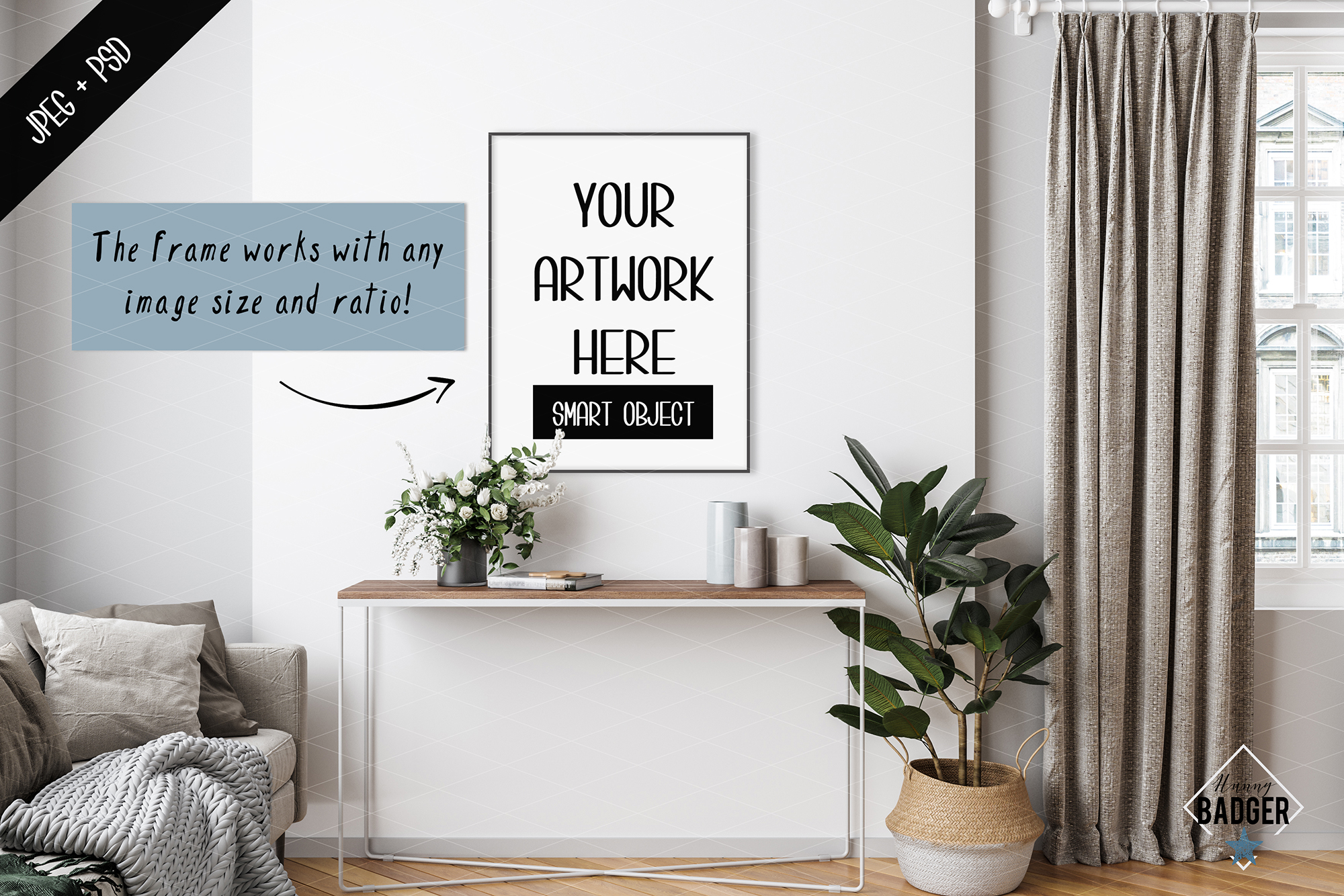 Download Interior mockup - frame & wall mockup creator (392177 ...