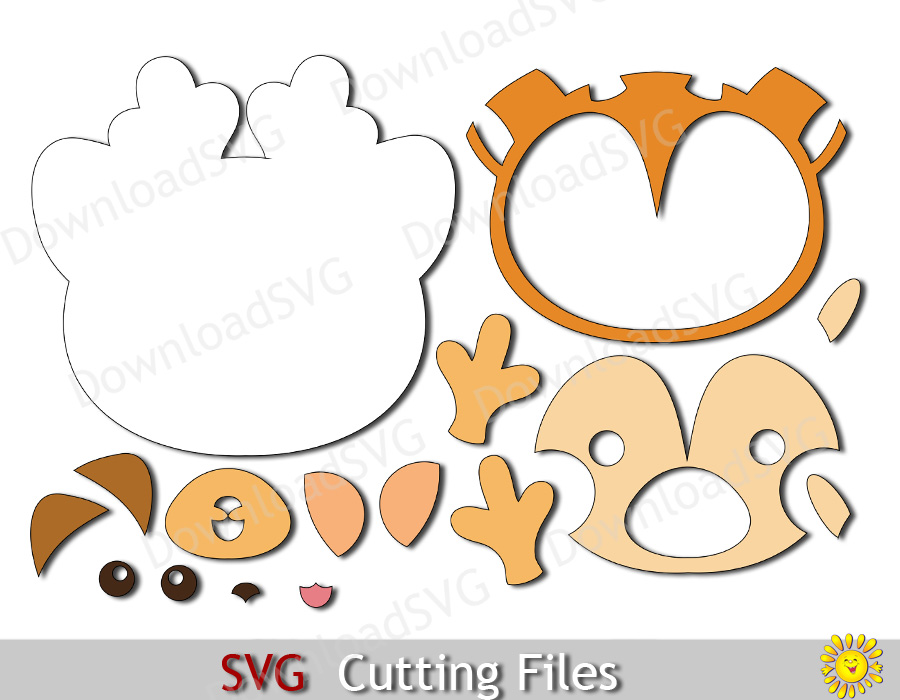 Download Cute Baby Animals, SVG, PNG, EPS, DXF Cat, Dog, Wolf ...