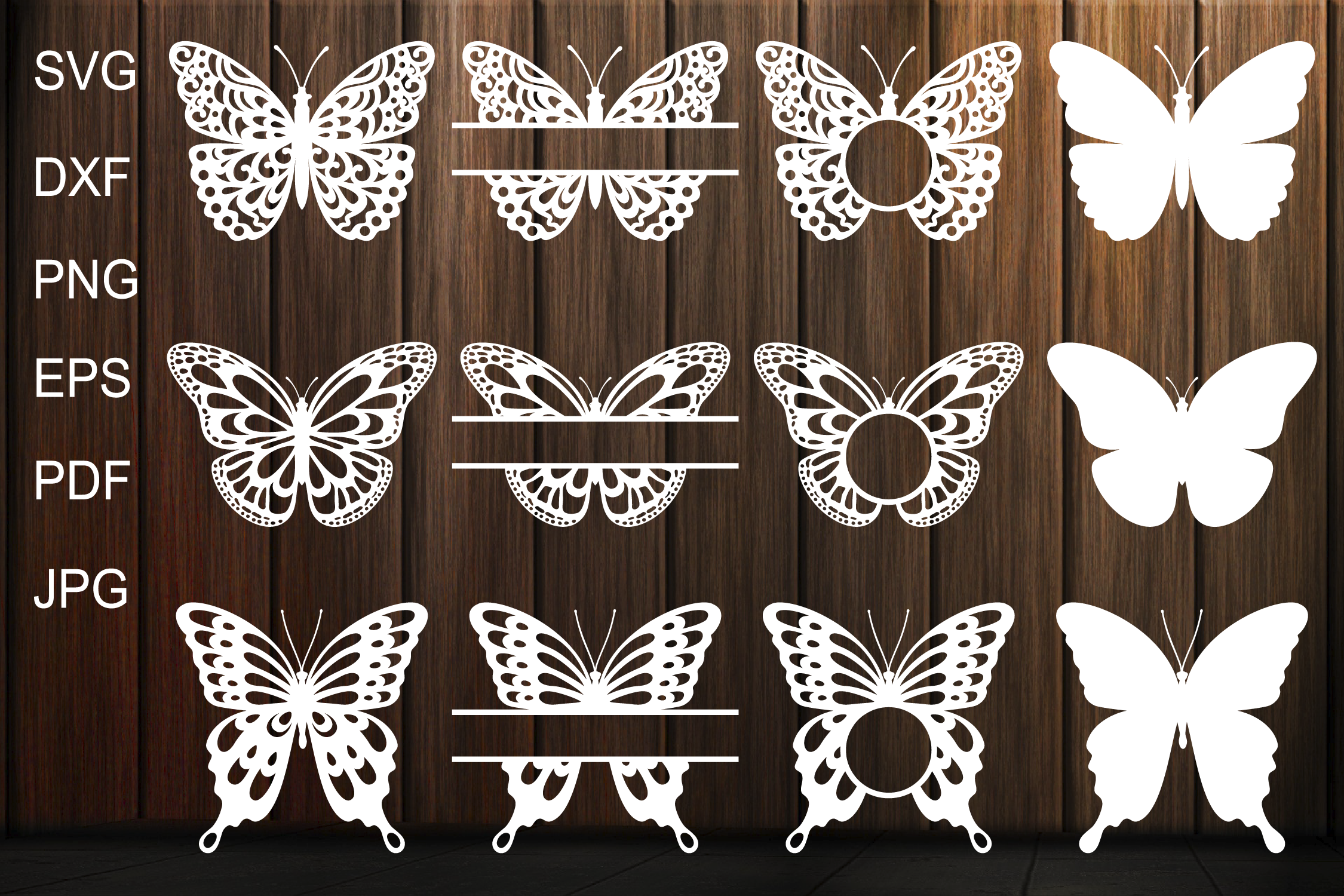 Free Free 214 Monogram Split Butterfly Svg SVG PNG EPS DXF File