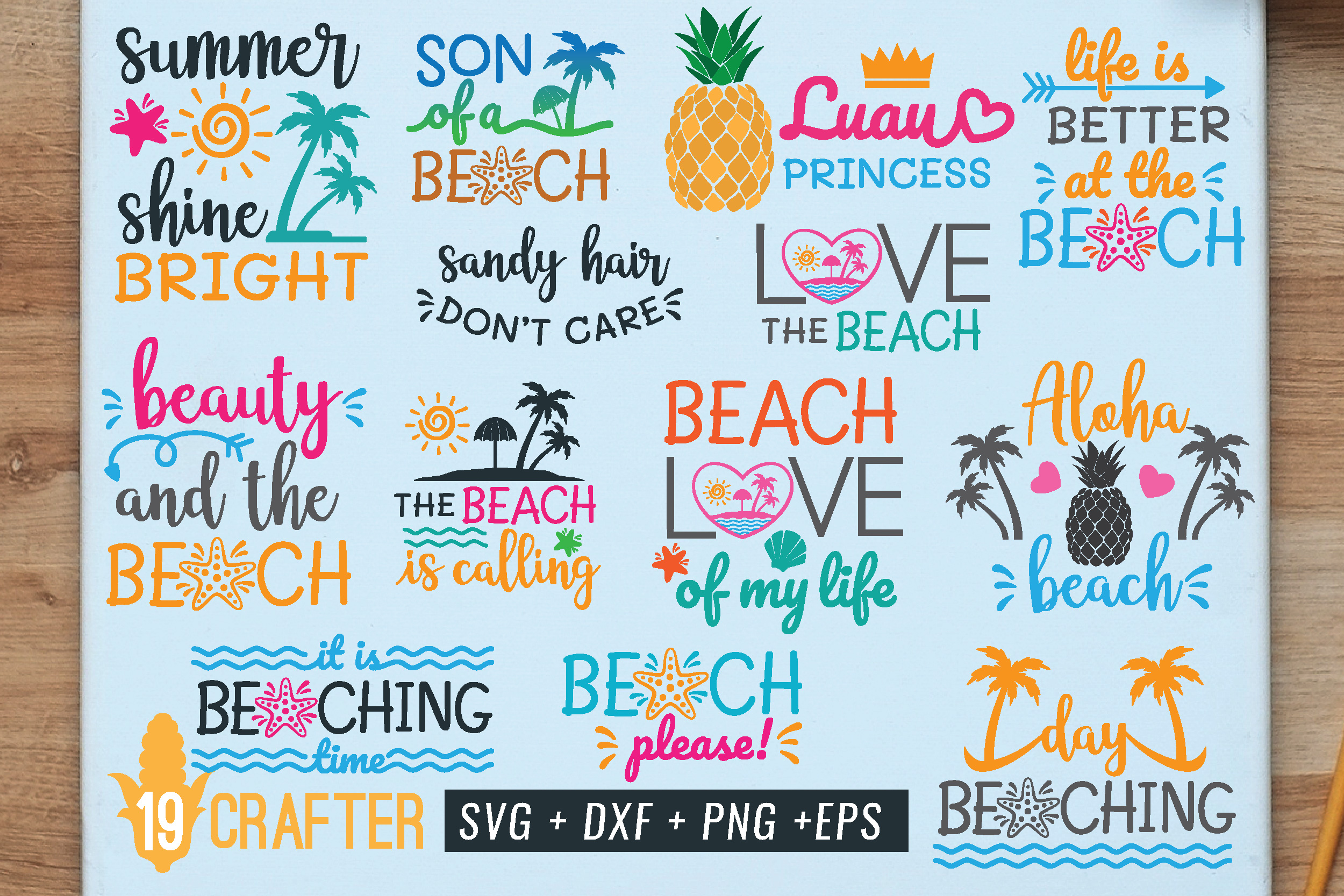 Download summer in the beach svg the best value bundle