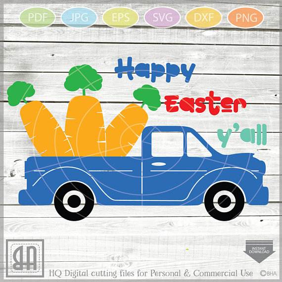 Download Easter vintage Truck svg - Dump truck svg - Boys Easter