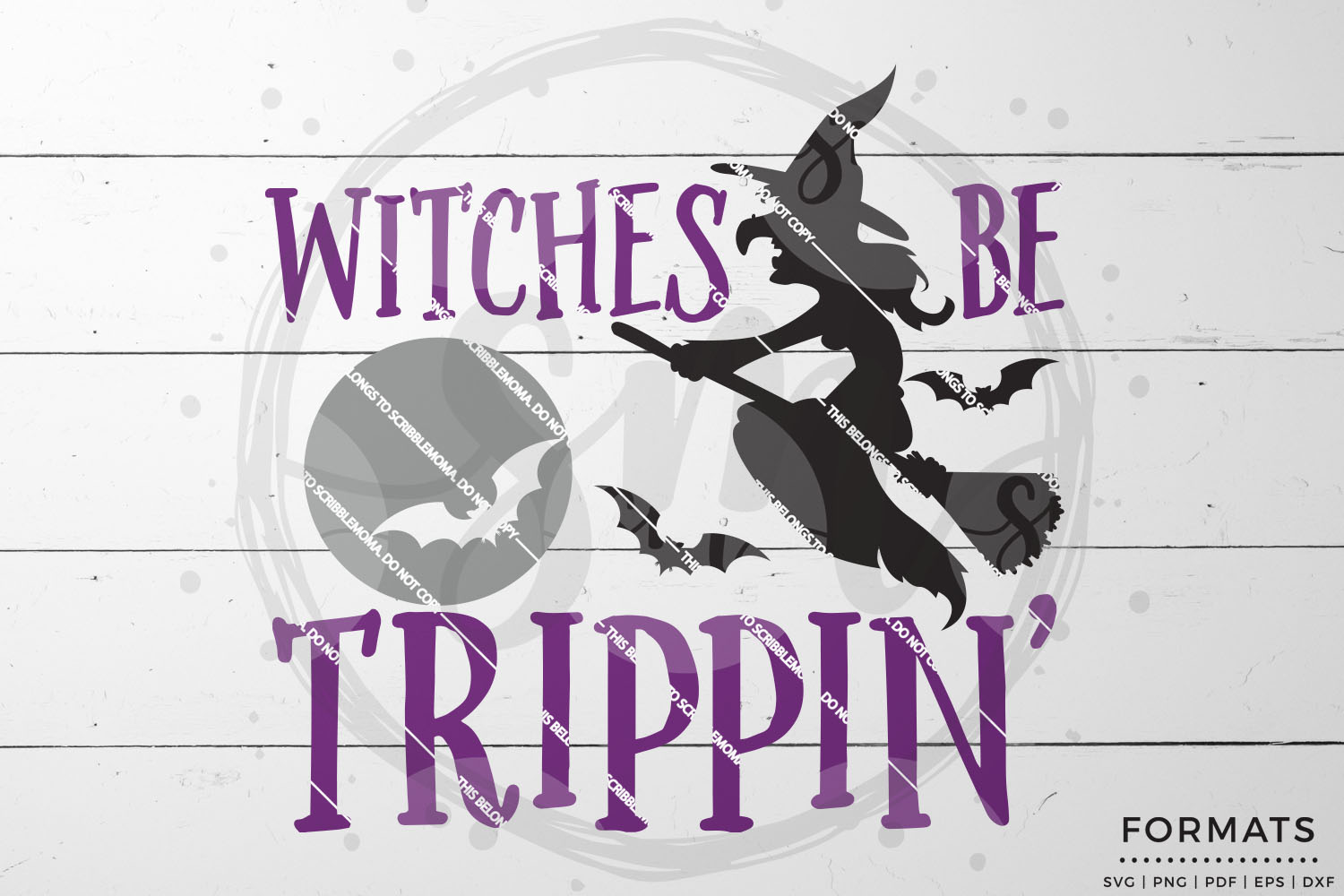 Witches Be Trippin Halloween SVG (36931) | SVGs | Design Bundles