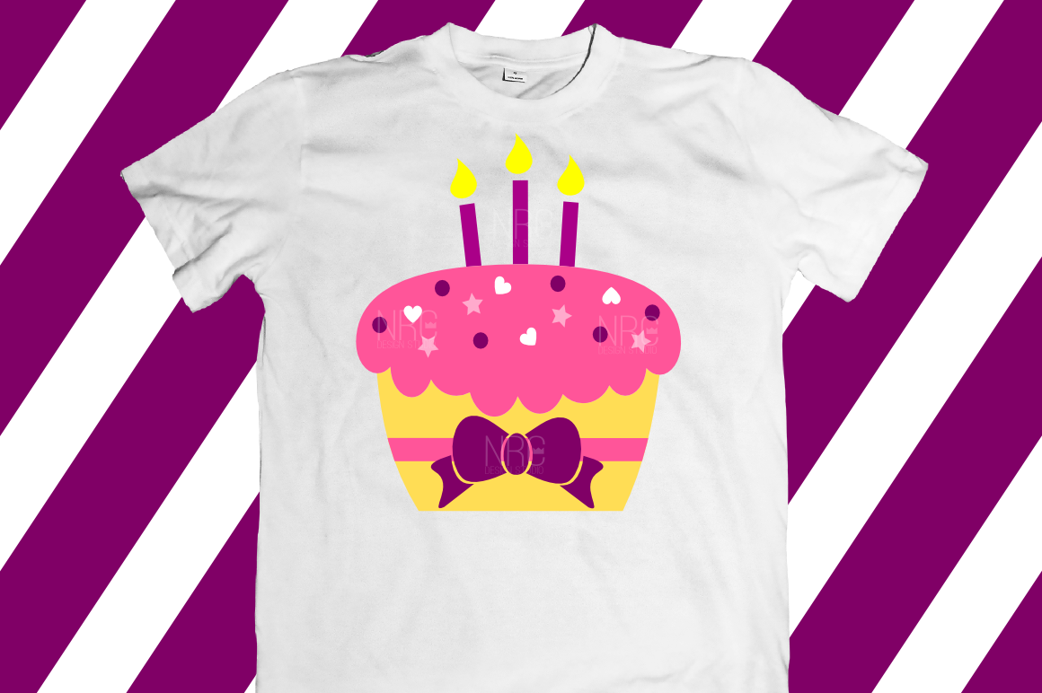 Birthday Cake SVG File (48017) | SVGs | Design Bundles