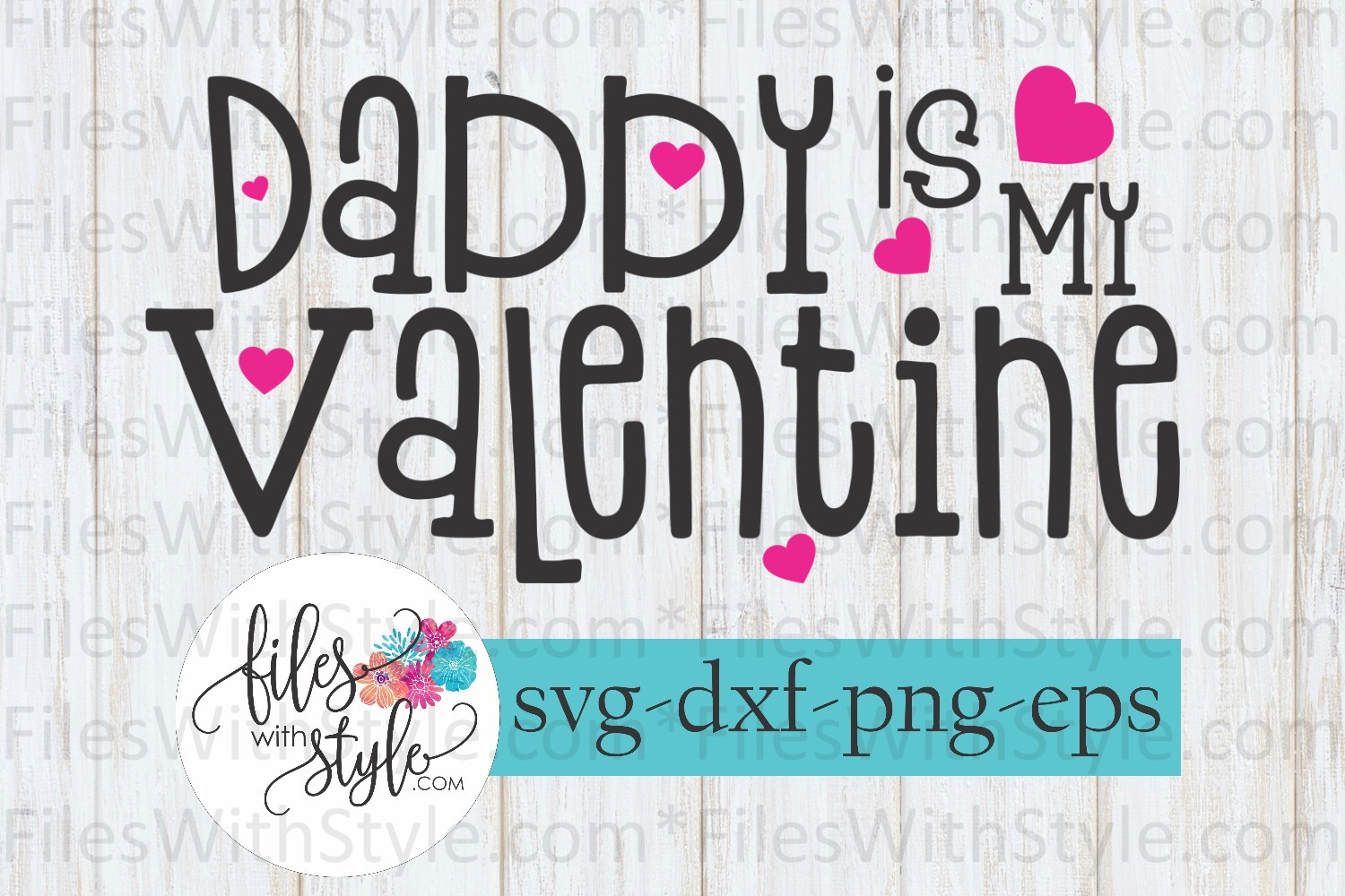 Daddy Is My Valentine SVG Cutting Files (71437) | SVGs | Design Bundles