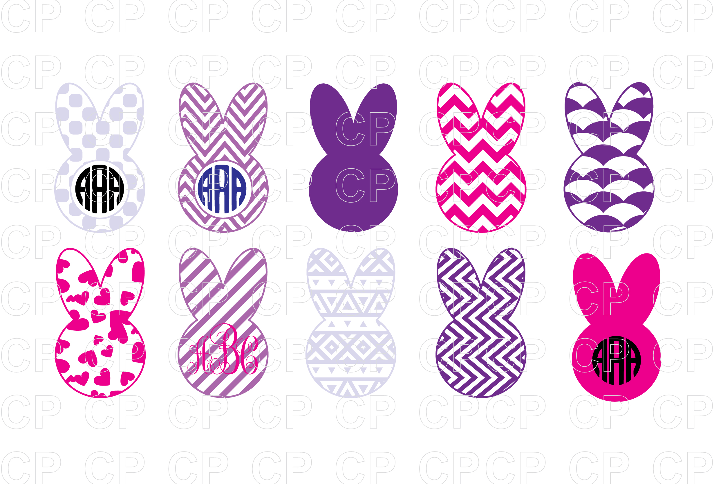 Easter Bundle SVG Cut Files,Easter svg, Bunny Head svg