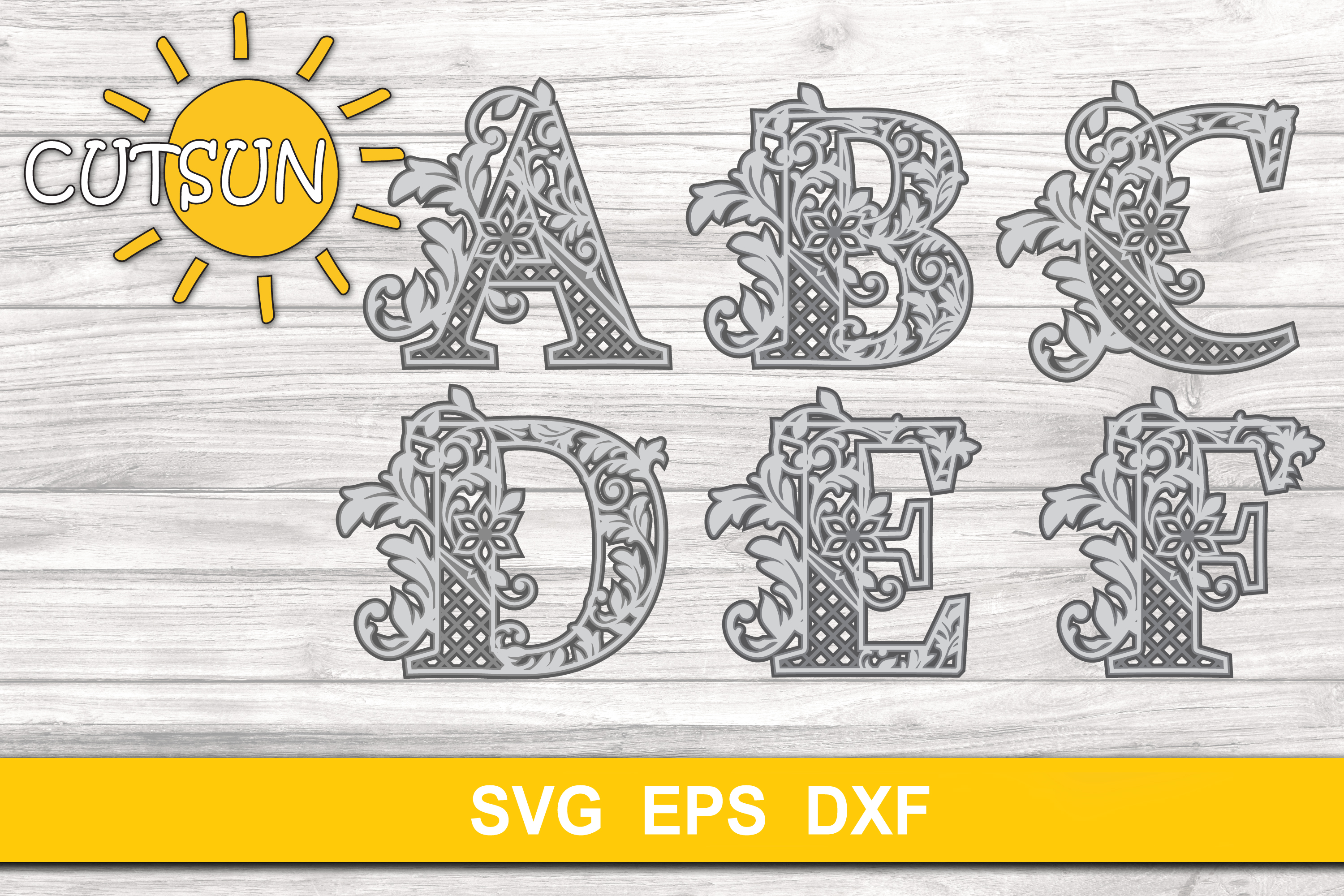 Download Alphabet Mandala Layered Svg Free - Layered SVG Cut File