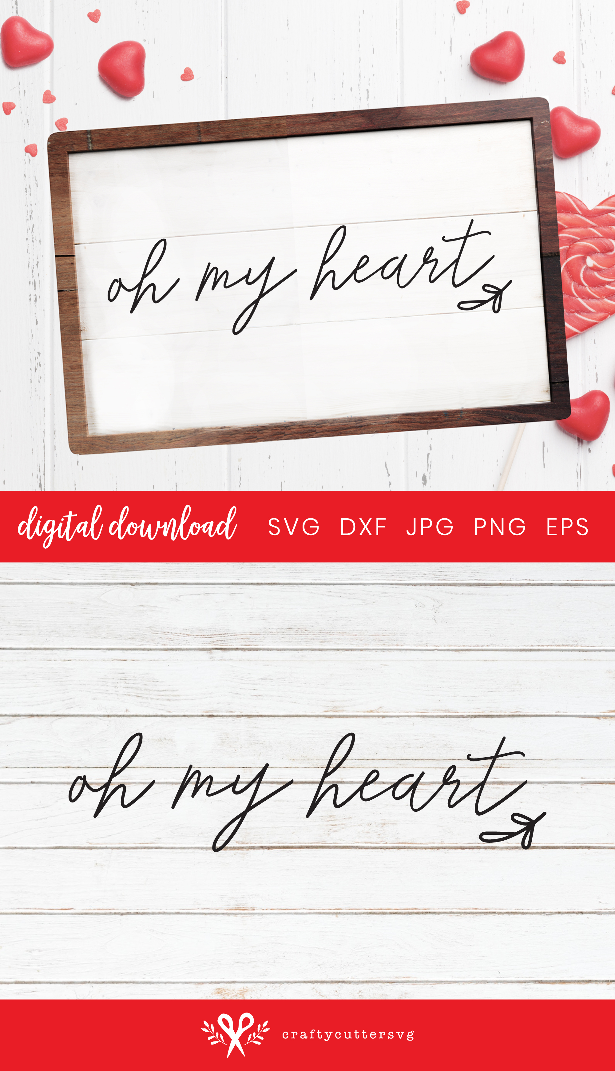 Download Oh my Heart Svg Valentine's Day Sign Clipart Cricut ...