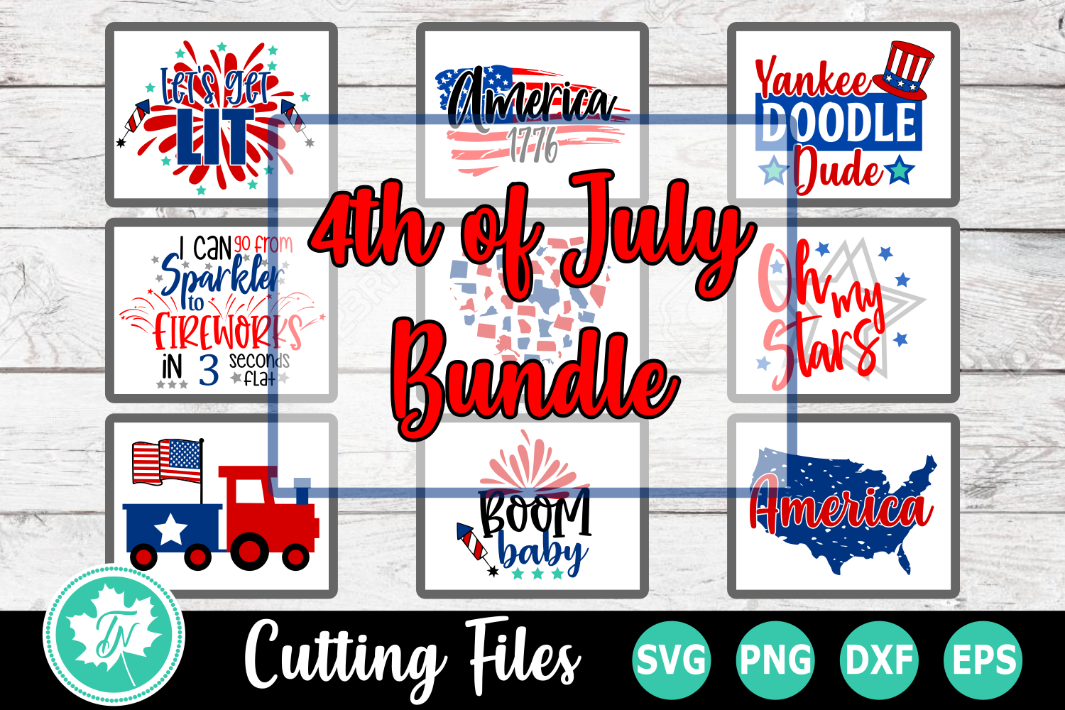 Download 4th of July Bundle - American SVG Cut Files (280828) | Cut ...