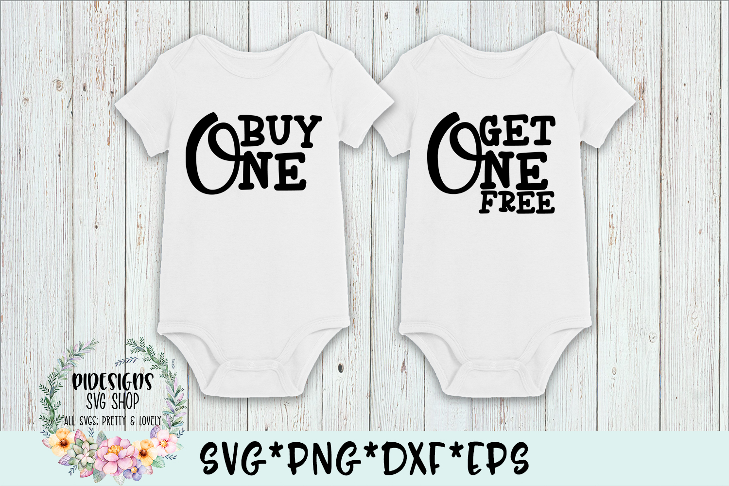 Buy One Get One Free Twin Bundle SVG