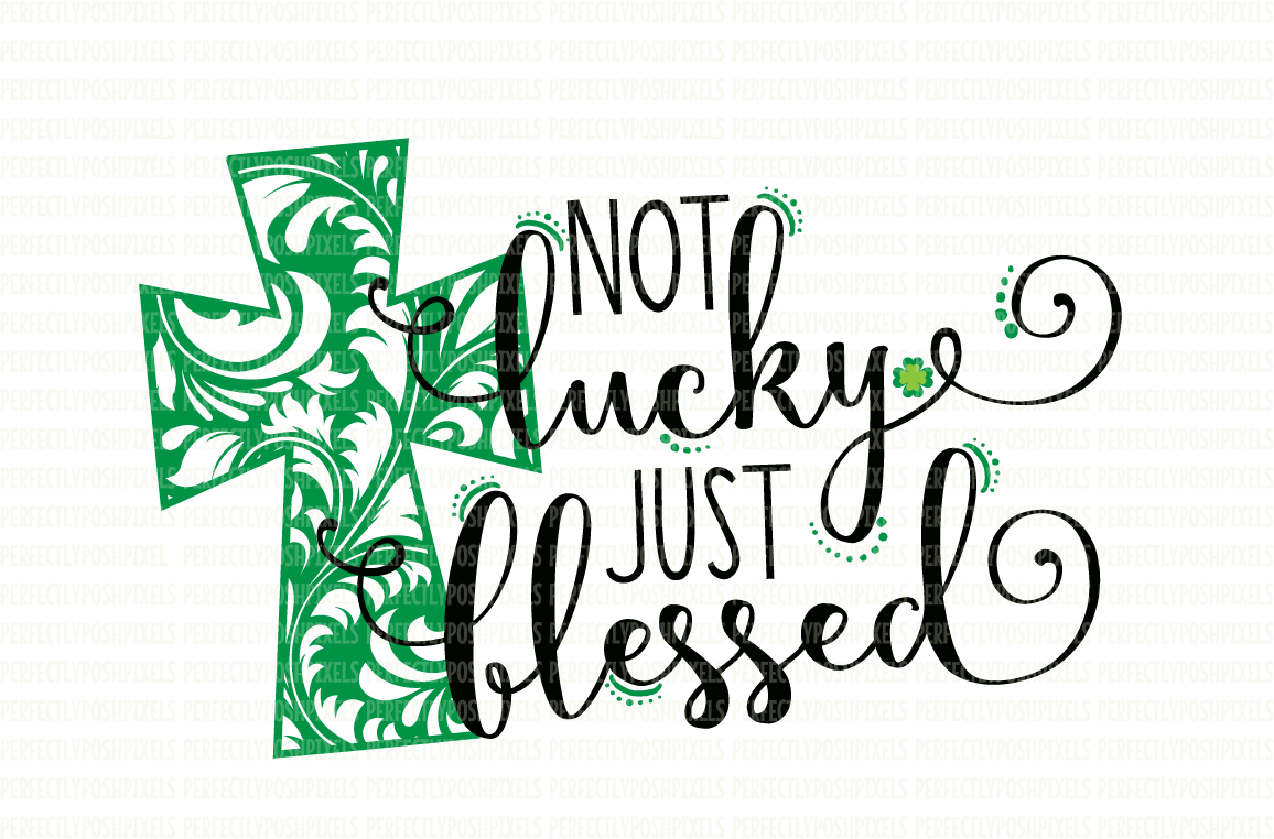 Download Not lucky just blessed (16137) | SVGs | Design Bundles