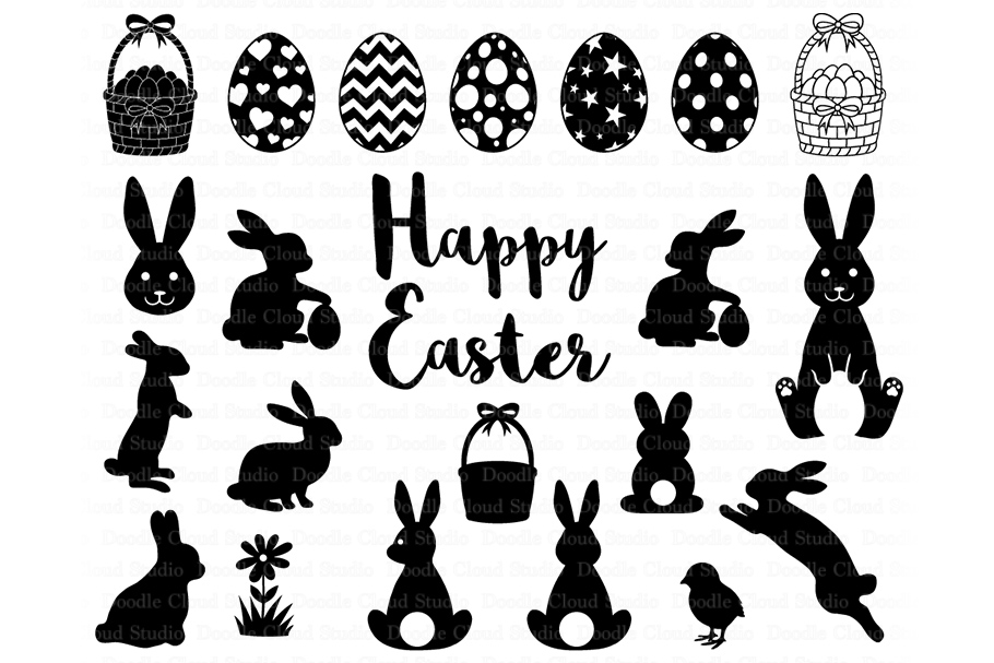 Easter SVG, Easter Bunny SVG, Easter Egg svg, Easter ...