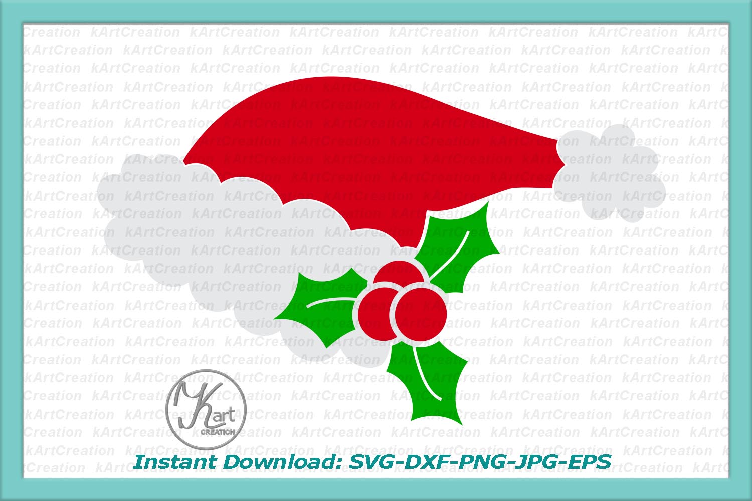 Download Santa hat svg, Santa hat monogram svg, | Design Bundles
