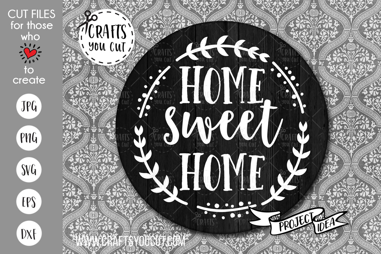 Download Home Sweet Home - A Farmhouse SVG Cut File