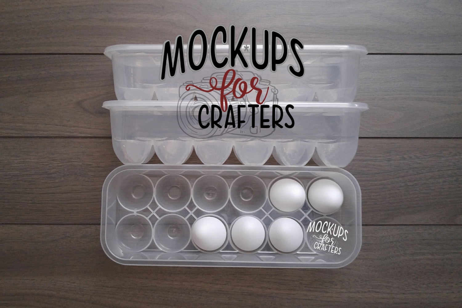 Download Dollar Tree Egg Holders / Egg Cartons - Bundle of 5 mock-ups