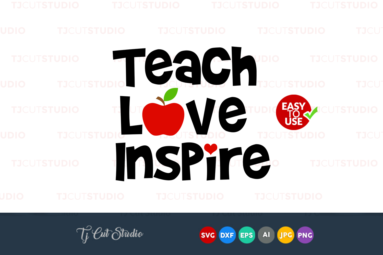Download Teach love inspire, teacher svg, school svg, Files for ...