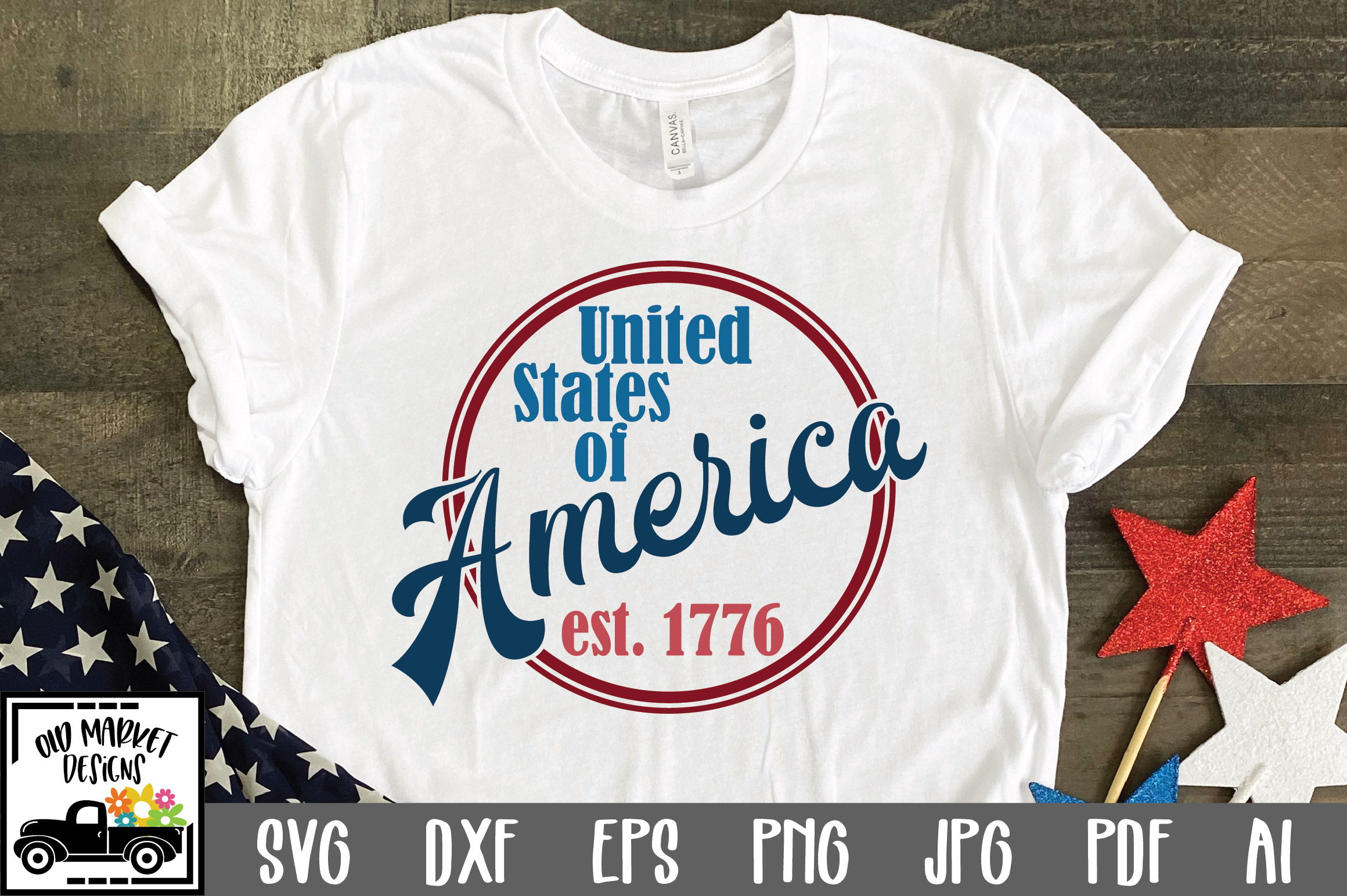 Download American SVG Cut File - Patriotic SVG DXF EPS PNG (531912 ...