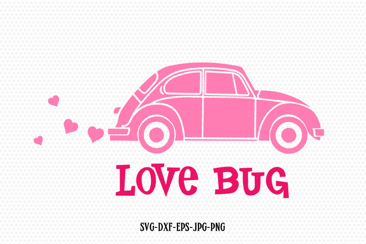 Download Love bug doodle bug car svg, Valentines Day Svg (176213) | SVGs | Design Bundles
