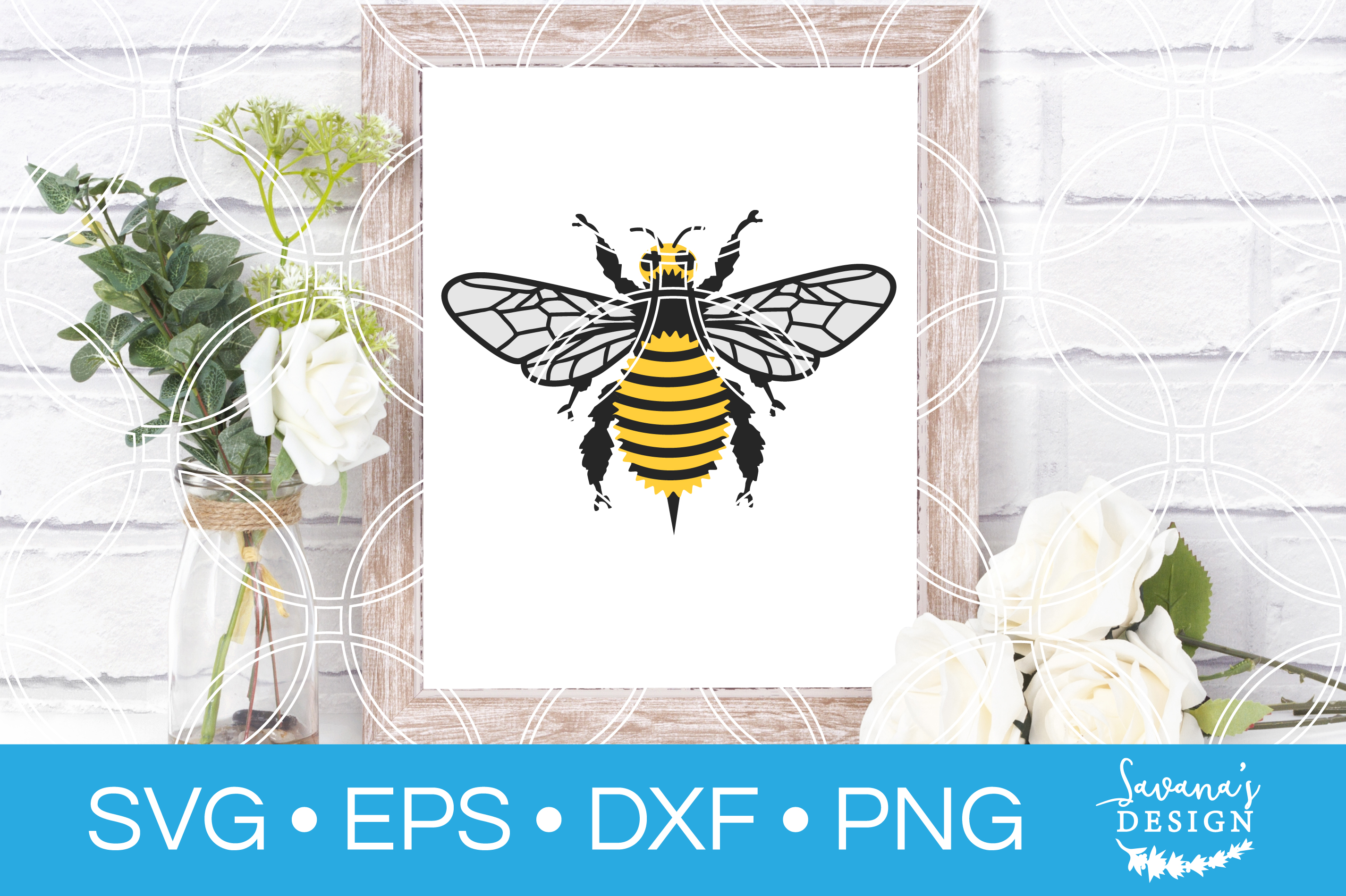 Download Bee SVG Honeybee Cut File Bumblebee DXF Bumble Honey SVG ...
