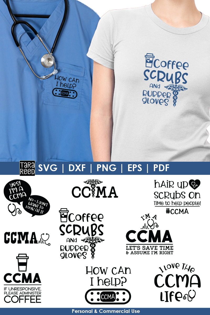 Download CCMA - Medical Assistant SVG and Cut Files for Crafters