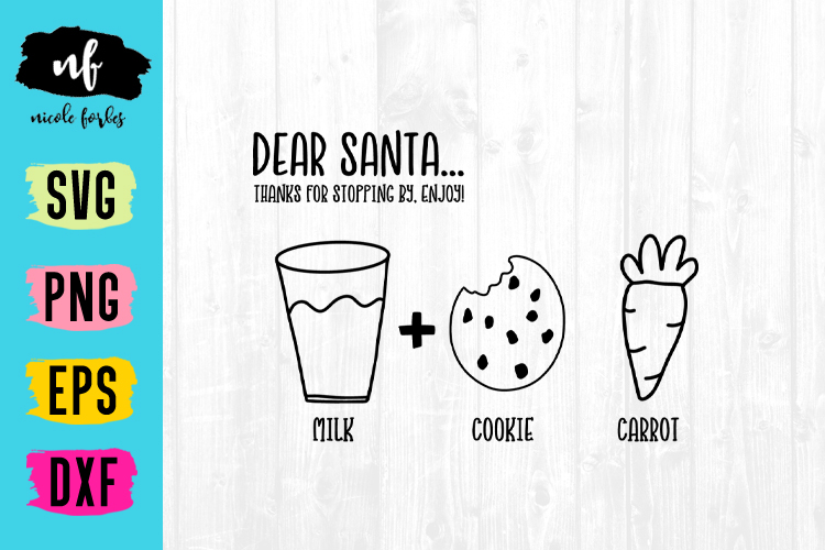 Download Santa Cookie Cutting Board SVG Cut File