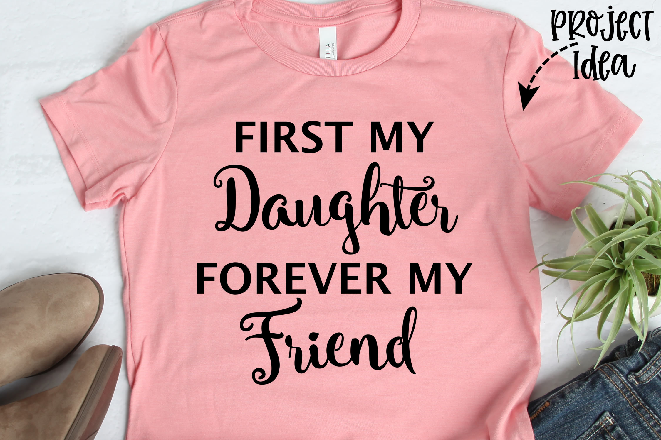 Download First My Daughter Forever My Friend svg, mother daughter svg