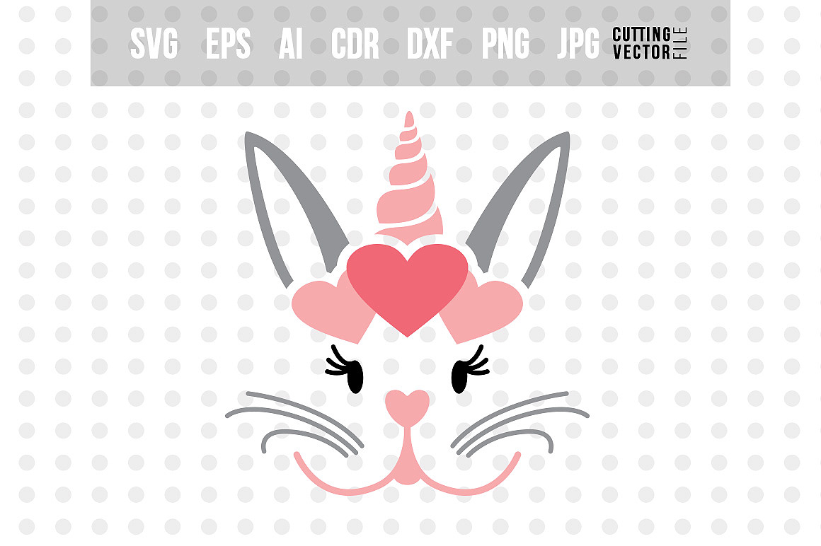 Download Bunny Unicorn SVG - File for Silhouette & Cricut