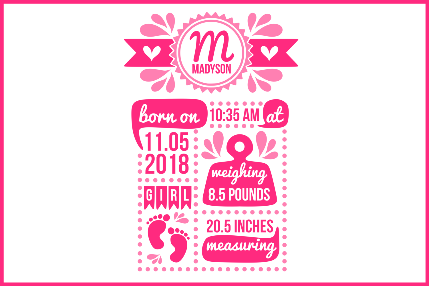 Free Free 294 Baby Stats Svg SVG PNG EPS DXF File