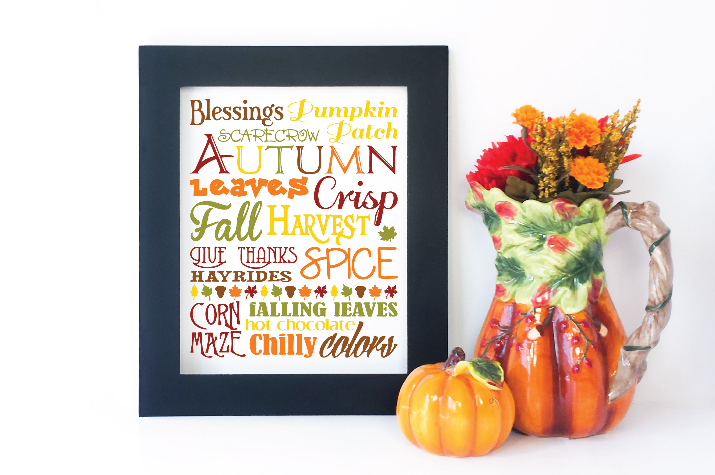 Download Autumn Subway Art SVG Cut File (38258) | SVGs | Design Bundles