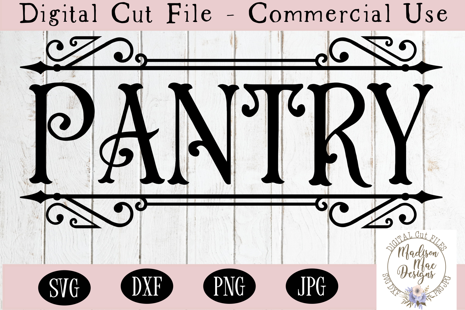 Pantry SVG, Kitchen Sign SVG