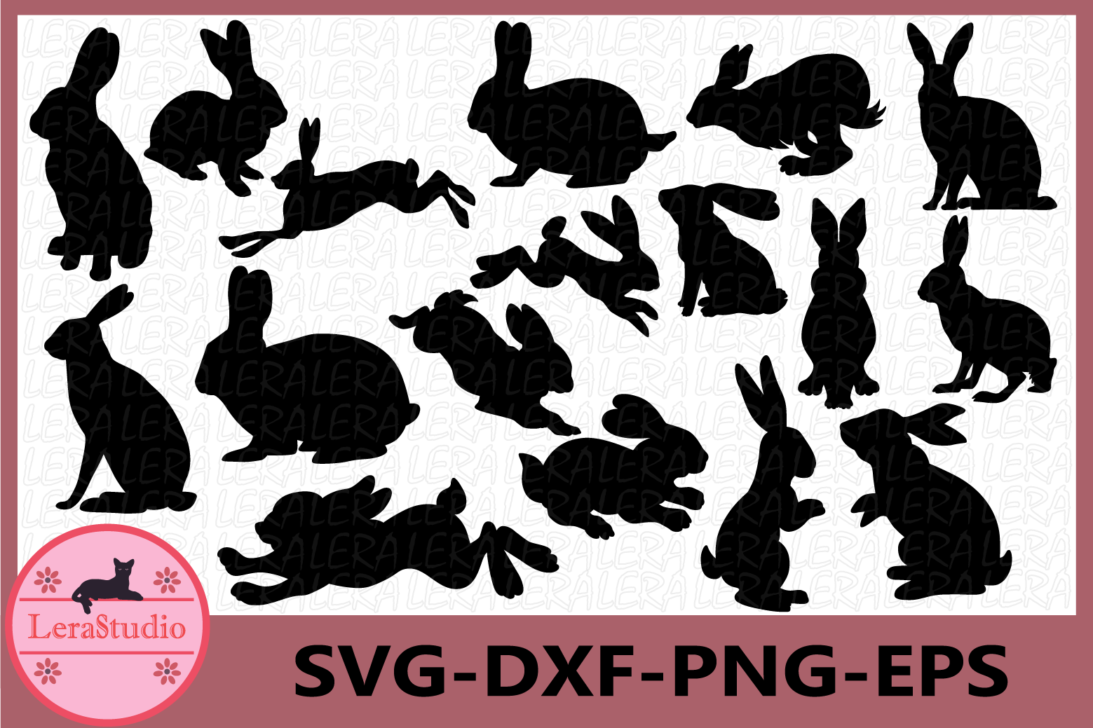 Download Bunnies svg, Rabbits Silhouettes, Bunny Silhouette, Easter