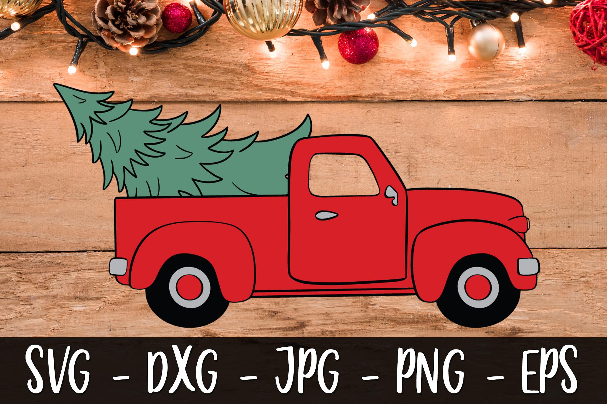 Free Free Truck Christmas Svg 517 SVG PNG EPS DXF File