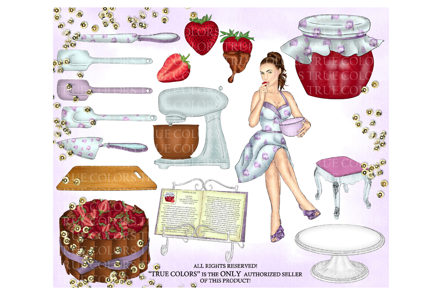 Sweet Kitchen Clip Art Girl Cooking Fashion Illustration Pla   9ac321afb6d58e4d63848ea3df0b466c Resize 