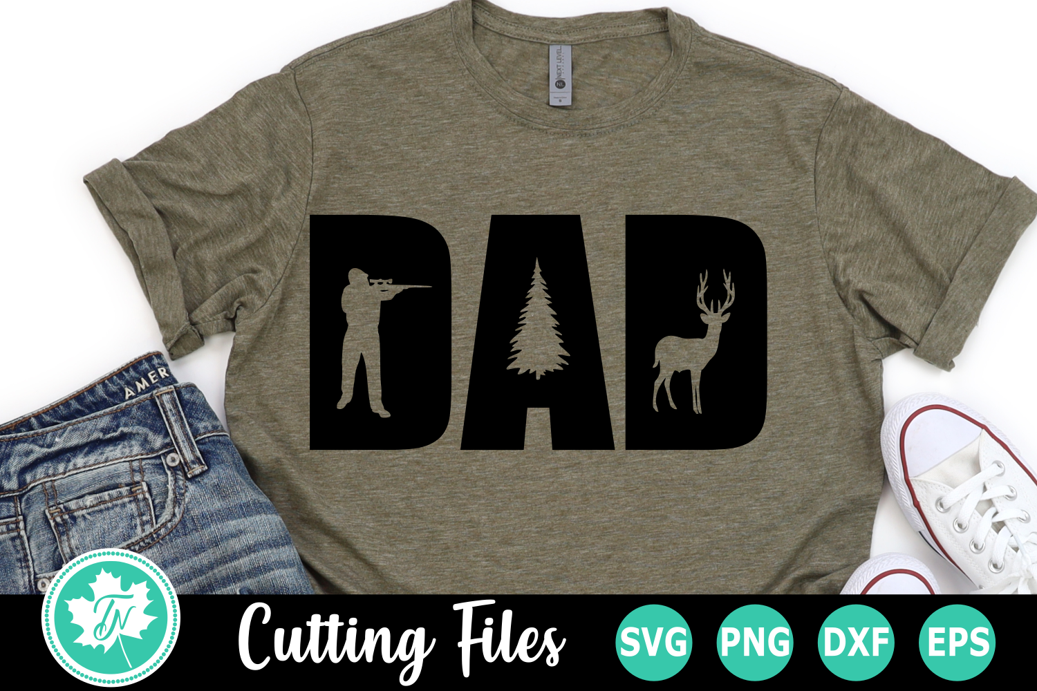 Download Dad Hunting - A Fathers Day SVG Cut File (261270) | Cut ...